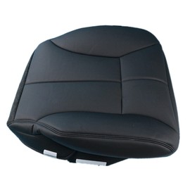 Priprilod Black Leather Driver Side Bottom Replacement Seat Cover Compatible with Dodge Ram 1500 2500 3500 SLT 1998 1999 2000 2001 2002