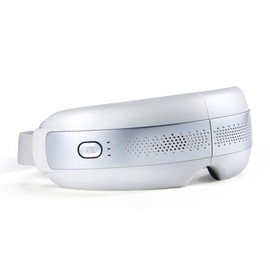 ZOESMIEN Eye Massager with Heat and Cooling, Christmas Birthday Presents for Women&Men, Massaging Eye Mask for Migraines, Foldable Eye Massager with Bluetooth and Pressing Function, Relieve Fatigue