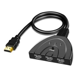 Apich Switch Selector 3 Puertos 1 Salida Hdmi 1080p 50cm