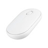 Wireless Mouse White 2.4G BT Mode Ultra Slim Silent Optical