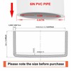 6" PVC Pipe End Cap Fitting Schedule 40 Furniture Grade