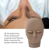 Lash Mannequin Head Makeup Eyelash Extension Practice Doll Head with