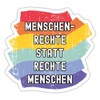 Spreadshirt Human Rights Instead of Right People Stickers Max. 10