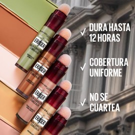 Maybelline Instant Age Rewind Corrector Facial 3 en 1, Borra Ojeras y Líneas Finas, Cubre Imperfecciones, Corrige, Contornea e Ilumina, Cobertura Media Hasta 12H Tono 150 Neutralizer, 6 ml