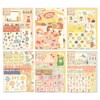 Watashiyori Chokichoki Paper [Flower] Notebook Deco Memo Letter Cute QD01