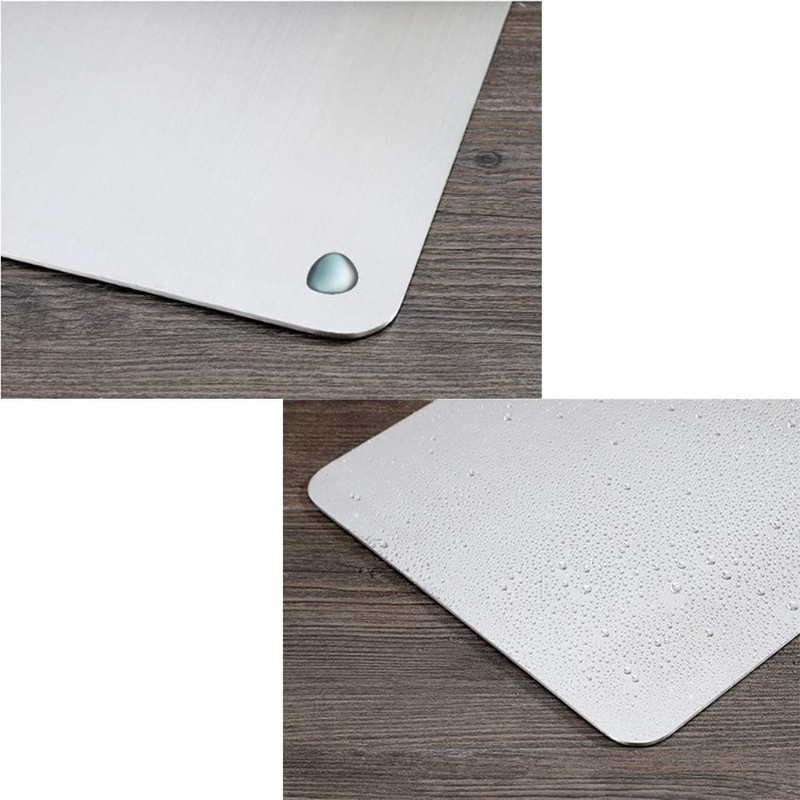 Stainless Steel Chopping Board, zosenda Double Sided Mold-Free Cutting Board,