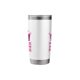 I'm A Princess And I'm Here For Recess Girl Back To School Stainless Steel Insulated Tumbler