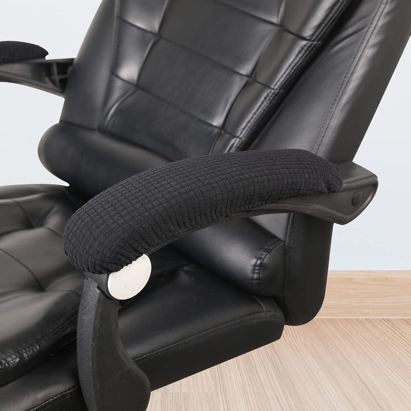 Office Chair Armrest Covers, 2Pcs Office Removable Arm Rest Covering,