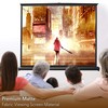 Pyle 50 Inches Projector Screen Portable Floor Standing Fold-Out Roll-Up