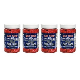 WisconsinMade/Bay View Packing Company 12 oz. Pickled Pork Hocks 4-Jar Set