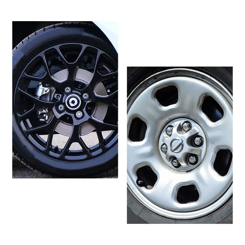 X AUTOHAUX 20pcs 58mm M14 X 1.5 to M12 X
