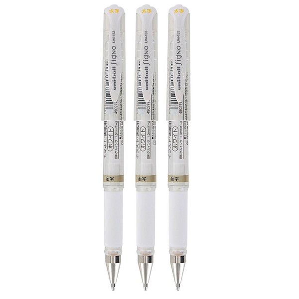 Uni-Ball Signo UM-153 Gel Ink Rollerball Pen, 1.0mm, Broad Point,
