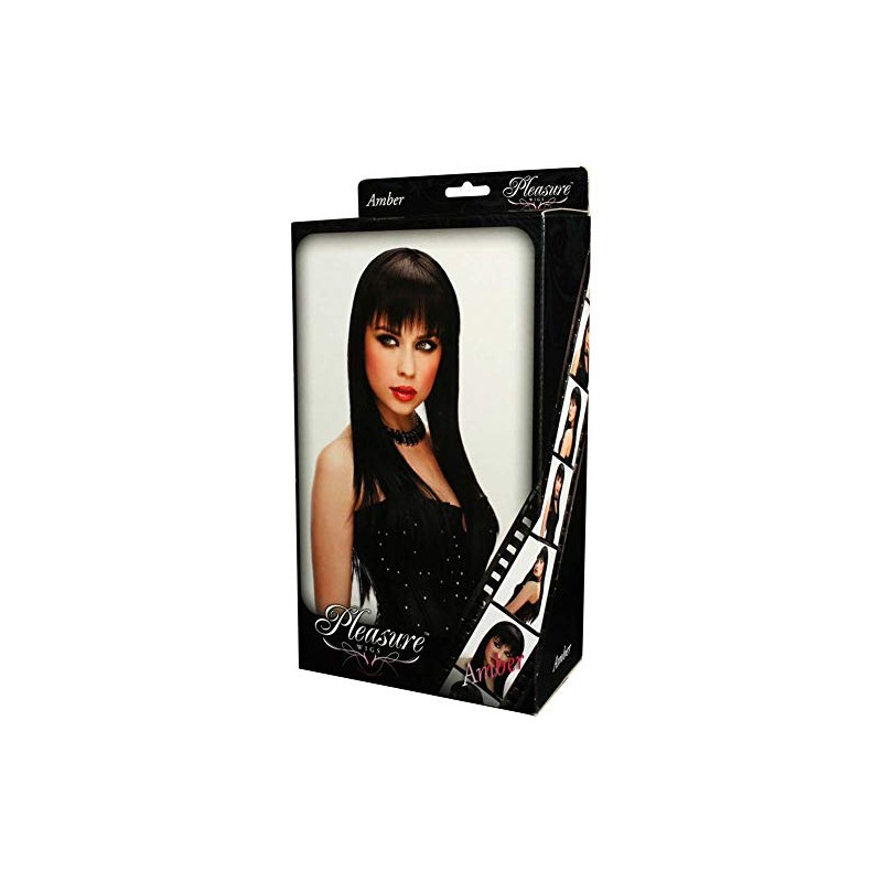 Pleasure Wigs Women's Amber Wigs, One Size, Black