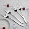 Aninhao 8 Piece Stainless Steel Serving Forks, 24cm Buffet Serving