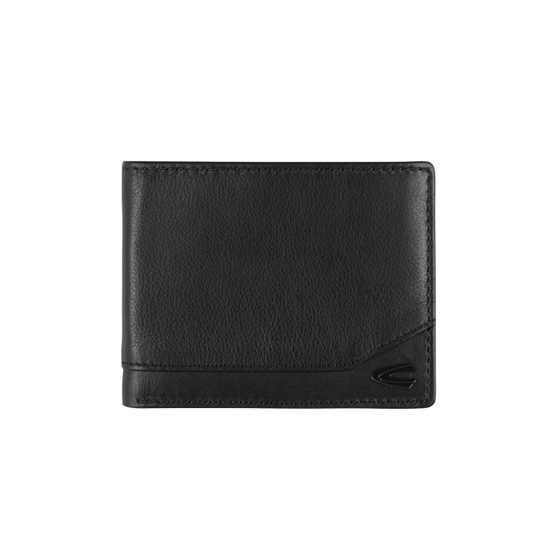 camel active Men's Stone Jeans Wallet Travel Accessory Wallet, black,