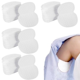 100 PCS Disposable Underarm Sweat Pads Comfortable Armpit Sweat Guards Non Visible Underwunder Armpit Patches for Underarm Efficient Sweat Absorption
