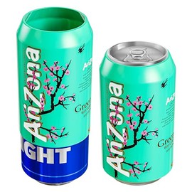 Skywin Silicone Can Sleeve - 2 Pack of 12 oz (355ml) Can Cover Hides Drink Can by Disguising it as a Can of Soda (Green)