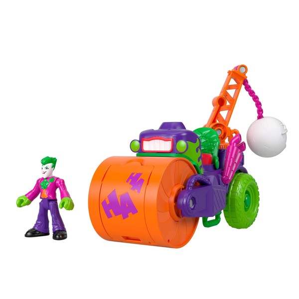 Fisher-Price Imaginext DC Super Friends Preschool Toy The Joker Steamroller