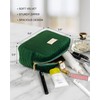 Benevolence LA Plush Velvet Large Makeup Bag for Travel |