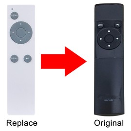 AULCMEET MC377LL-A Replacement Remote Control Compatible with Apple 2/3 TV Box A1962 A1842/MQD22/MP7P2 A1469 A1427/MD199 A1378/MC572