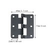 ITROLLE 2PCS Black Lift Off Hinge Door Removable Hinge Hardware