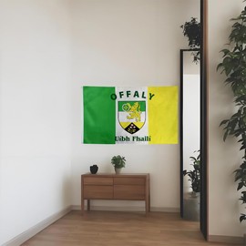 Offaly Ireland County Flag 3x5ft Vivid Color Double Stitched with 2 Brass Grommets