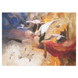 Art & Fable Transcendent Migration by Julie Bell 750 Piece Fine Artwork Premium Adult Jigsaw Puzzle