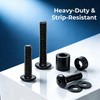 AOHIEDI 68pcs Universal TV Mounting Hardware Screw Kit with Box