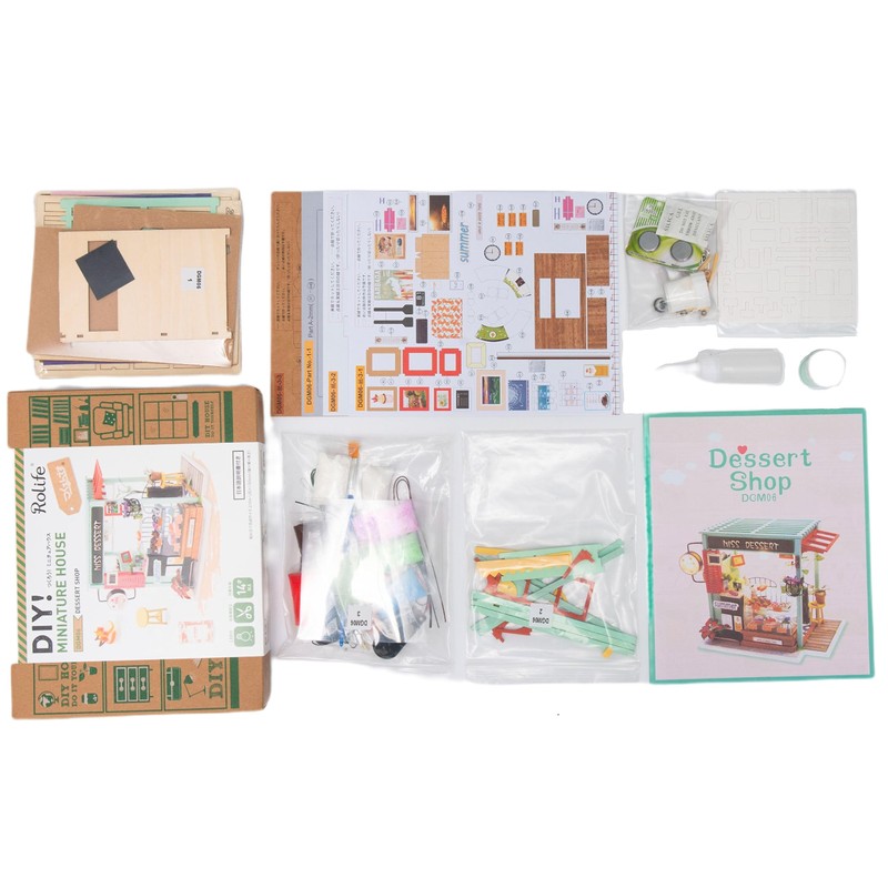 Dokurundo ® Robotime DIY Miniature House DGM Series (Dessert)