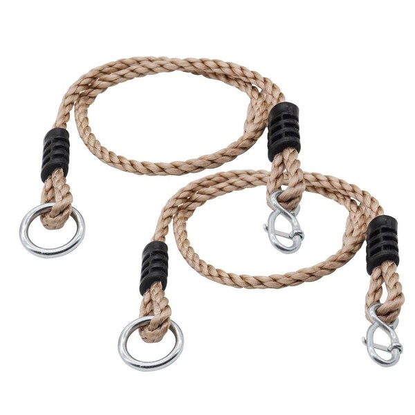 LHKJ 2 Pcs Adjustable Swing Ropes Heavy Duty Hanging Nylon