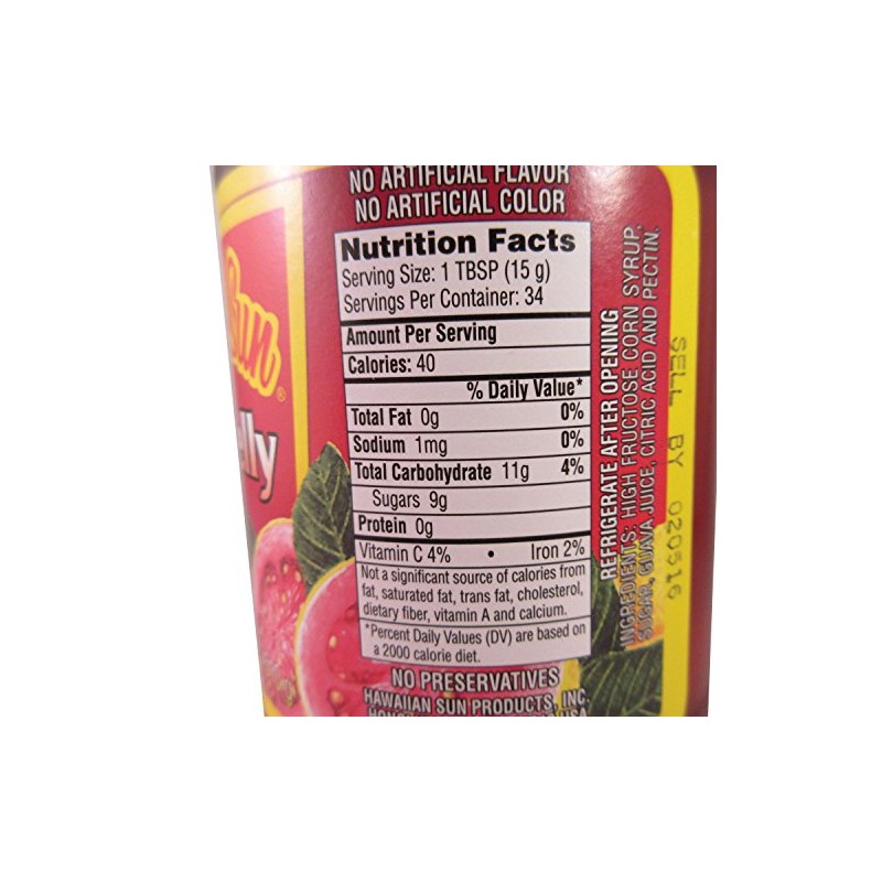 Hawaiian Sun Guava Jelly 18 ounces