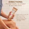 Jergens Natural Glow Self Tanner Body Lotion, Sunless Tanning, Fair