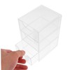 GLEAVI Multi Functional Acrylic Drawer Organizer Compartment Desk Storage Box