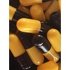 Empty Gelatin Capsules Size 0 Dark Yellow/Black (1000)