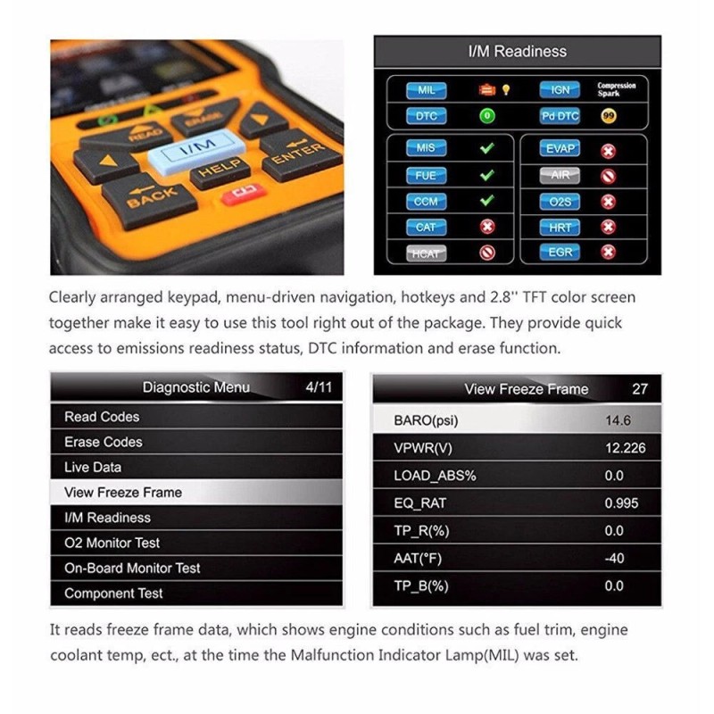 Foxwell Toyota Tundra OBD2 Foxwell Fault Code Reader Scanner Diagnostic