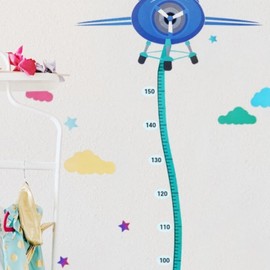 Baby Growth Record Height Chart Wall Sticker Child 2ea