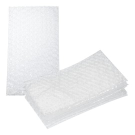 MECCANIXITY Bubble Pouch Wrap Bags Cushioning Bags 7.09 x 3.94" Double Wall Thickening Shockproof Foam Protective for Moving Shipping Packing Storage (Pack of 100, Clear)