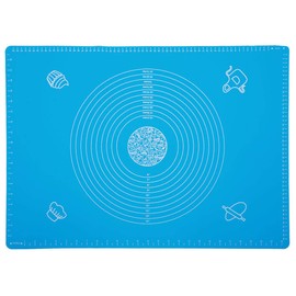 Alfombrilla de Silicona para Hornear, Alfombrilla de Silicona Antiadherente para Amasar con Báscula, Almohadilla de Silicona de Cocina Extra Grande para Hacer Pasteles en la