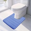 MI CASA Absorbent WC Toilet Rug Non-Slip U Shape Bath