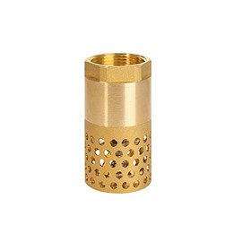 Check valve with suction basket 1/2 3/4 1 1-1/4 1-1/2 2 2-1/2 3 inch foot valve with suction basket for suction hose handle pump garden pump (1 inch)