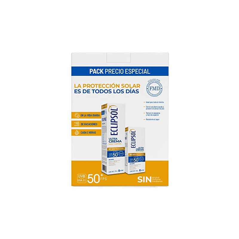Eclipsol - Ultra Crema FPS 50+, Protector Solar Facial y