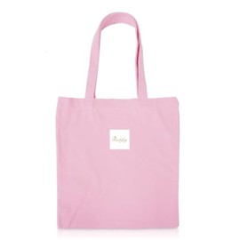 RICHFEG Canvas Tote Bag Lightweight Multi-Purpose Reusable Grocery Bags Travel Totes Shopping Bags (Pink)