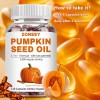 ZONEEY Pumpkin Seed Oil Saw Palmetto 3000 mg - Bladder