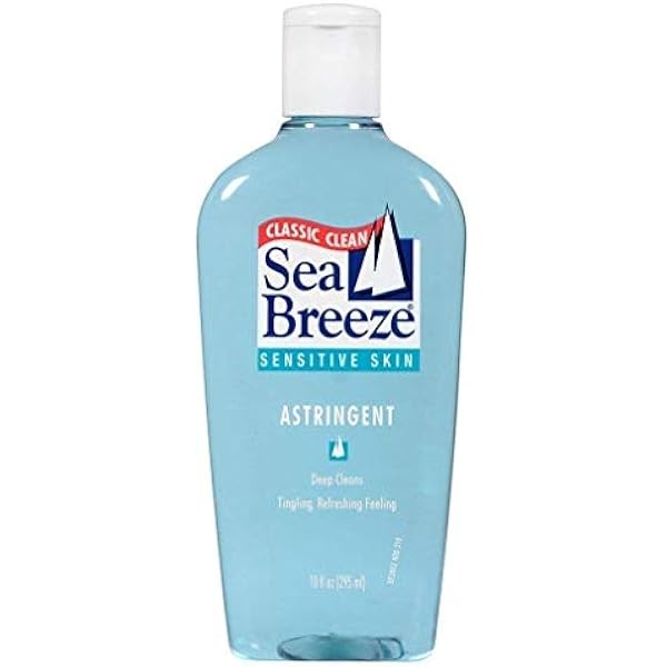 Sea Breeze Sensitive Skin Astringent 10 oz (Pack of 3)