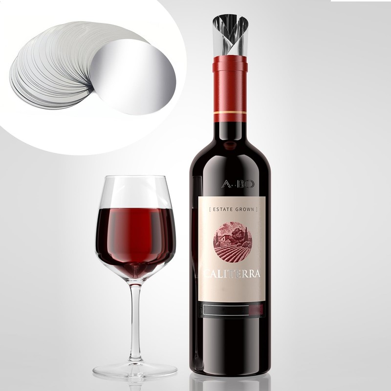 60 Pack Wine Pourers - Elegant Reusable Anti Drip Pourer