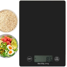 Digital Kitchen Scale, Waterproof Kitchen Scale, Baking Scale, Household Scale, Digital Kitchen Scale, Up to 5 kg Scales Kitchen Scales with LCD Display, High Precision Scales with Tare Function