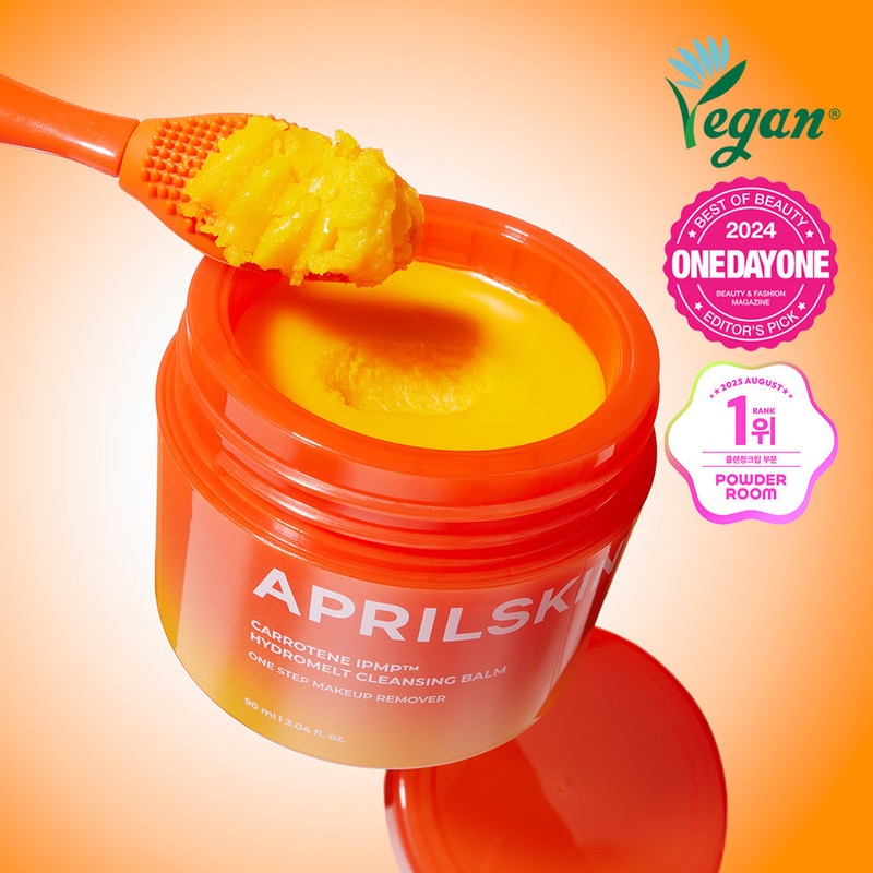 April Skin Carrotene IPMP Hydromelt Cleansing Balm 90ml Set (3ml*2ea)