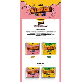 STAYC - TEENFRESH (3rd Mini Album) CD+Folded Poster (2 ver. SET/CD Only, No Poster)