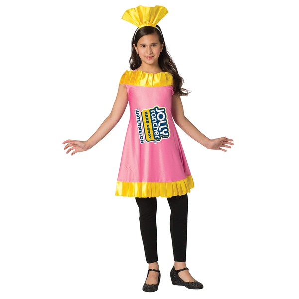 Rasta Imposta Jolly Rancher Watermelon Candy Costume Dress Hershey’s Girls Child Size 7-10