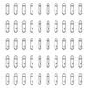 Sarini 50Pcs Fishing Clips Stainless Steel Quick Change Connector Paper